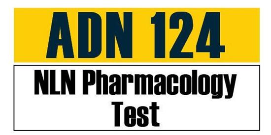 Picture of ADN 124 - NLN Pharmacology Test