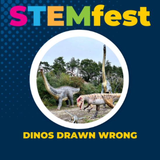 Picture of Cranbrook's Dinos Drawn Wrong  (Clara E. Mackenzie Building, Room 213) 